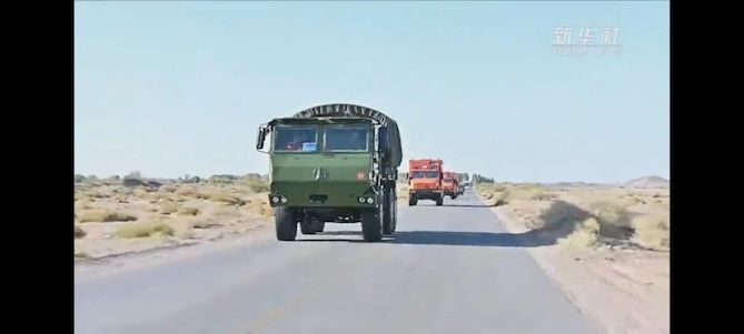 北奔重型高機動性通用戰術車輛圓滿完成神舟十二號載人飛船返回艙搜救任務