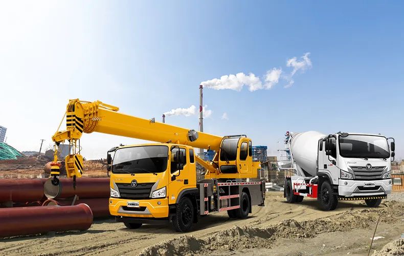 工程建設(shè)專業(yè)之選——福田瑞沃專用底盤 “鐵甲兵團(tuán)”商混工程類專用車