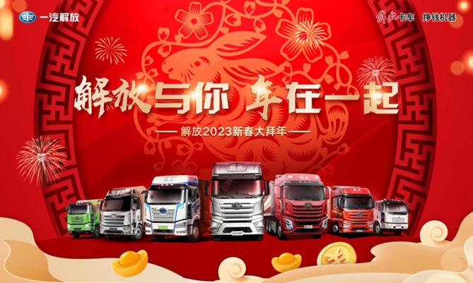 解放大拜年購車禮驚喜繼續，1元抵2000元！