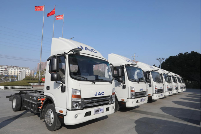 國際帥鈴電動輕卡批量交付歐洲，江淮1卡為世界貢獻中國力量！