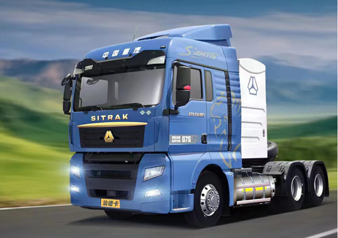 全新LNG+CNG雙燃料中國重汽汕德卡G7S燃氣車 讓效益最大化