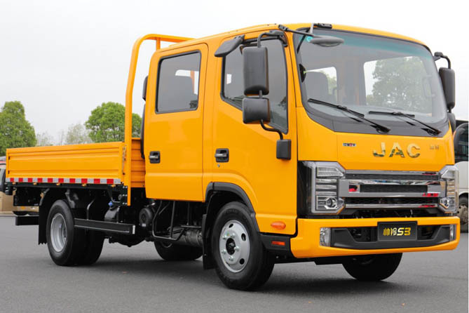 商貿、市政都好用 江淮1卡帥鈴S3雙排座兼顧載人與拉貨