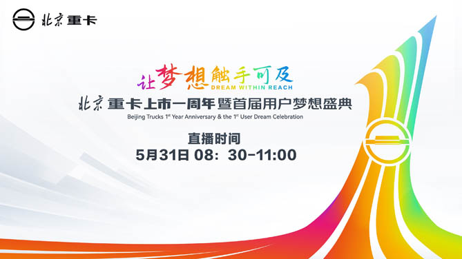 【韜克商用車直播】北京重卡上市一周年暨