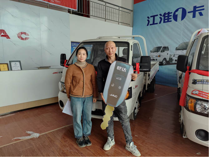 做二手物品回收，河南商丘陳師傅說江淮1卡愷達X6剛剛好