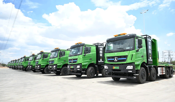 300輛重卡全是一個品牌！這家公司為何如此信任TA？